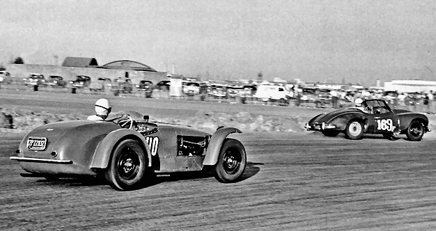 Jowett Jupiter racing in the USA in 1953